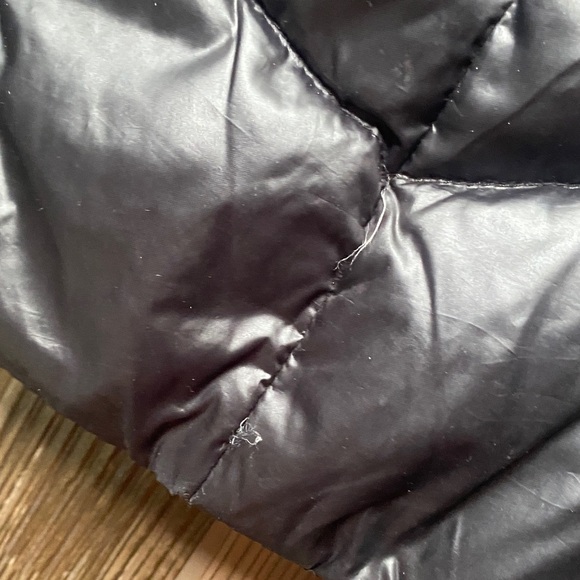 Michael Kors Shiny Black Puffer Coat - Picture 5 of 8